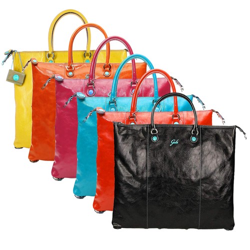 GABS G3 PLUS Borsa in pelle due manici trasformabile L RUGA ACQUAMARINA P/E  2019