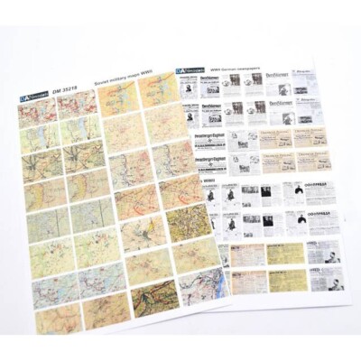 DAN Models 35218 For Scale model kit 1:35 Topographic Maps WWII (Soviet ...