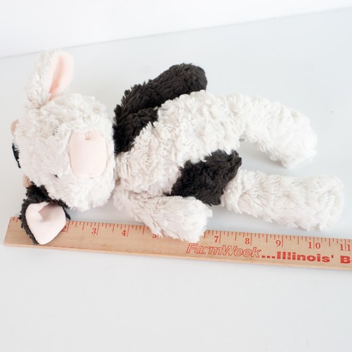 Peluche suave Mary Meyer Cow 1507 negro blanco ternero 11" juguete para bebé - Imagen 9 de 9