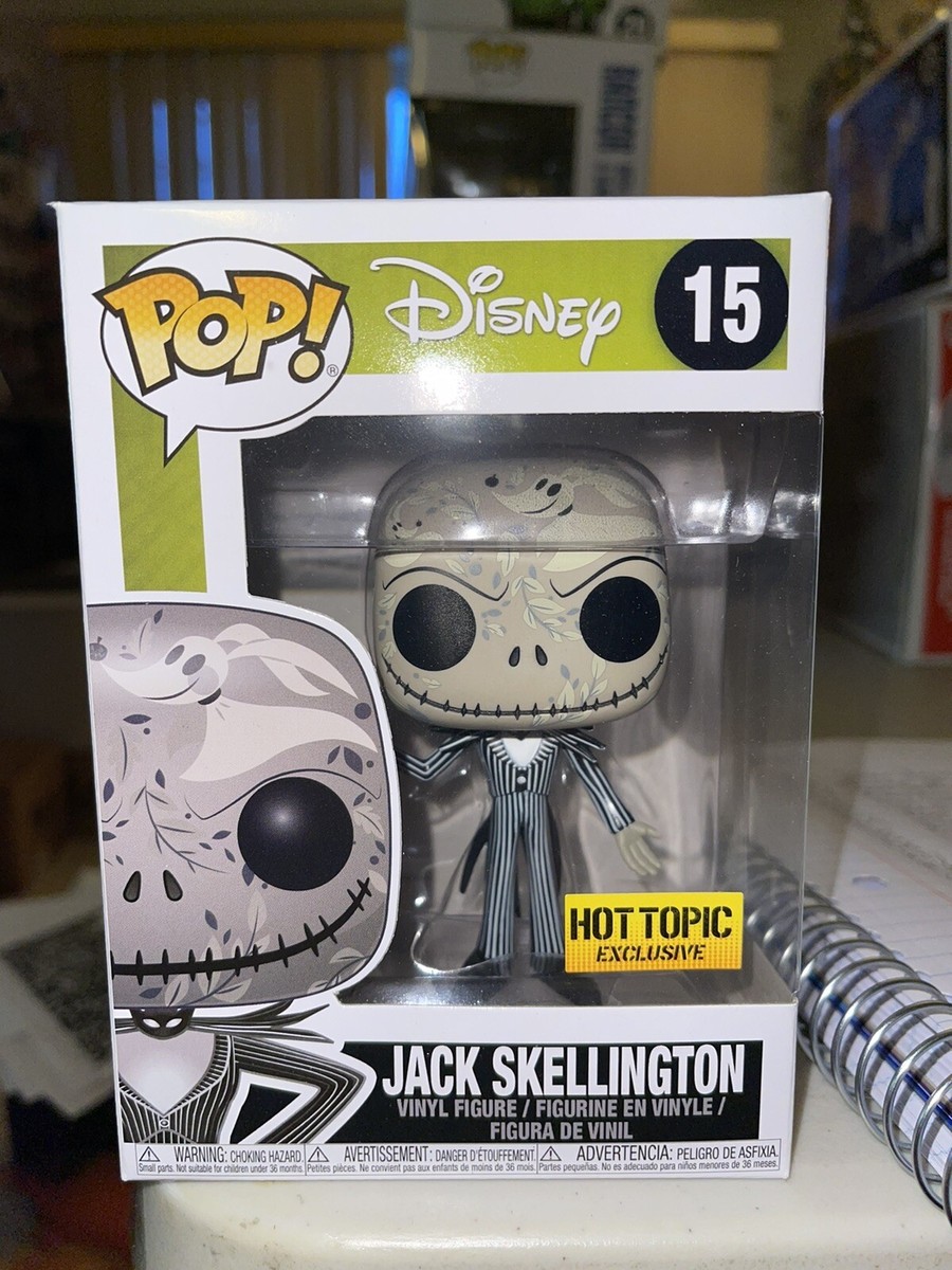 Funko POP Zero Print Art Jack Skellington Hot Topic Exclusive