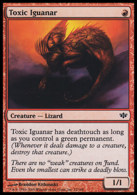 Magic the Gathering MTG Toxic Iguanar (72) Conflux   LP