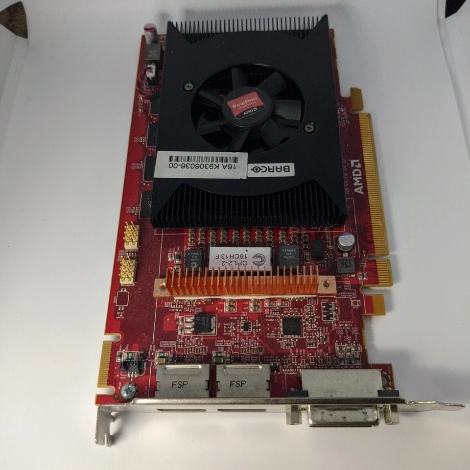 AMD FirePro Barco MXRT 5500 2GB GDDR5 Full Height Graphics Card  DisplayPort DVI - Image 2 of 4