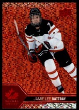 2022-23 UD TEAM CANADA WOMEN RED CHAMPAGNE JAMIE LEE RATTRAY #64