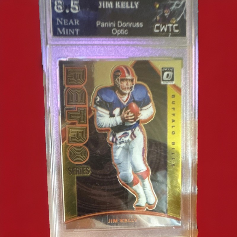 Panini 2020 Donruss Optic Retro Series Jim Kelly Bills #RS-JK CWTG 8.5