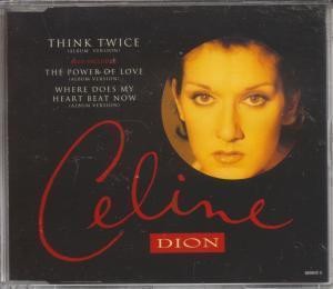 Celine Dion Think Twice CD Austria Sony 1994 album version b/w power of love