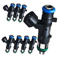 Set of 8 Upgraded 12 Holes 0280158007 Fuel Injectors Fit For NISSAN: