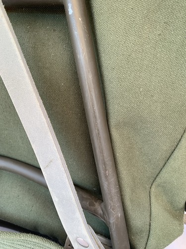 Canvas Back Pack Leather Straps Metal Back Support Camping Hunting Hiking PNW - Picture 11 of 22