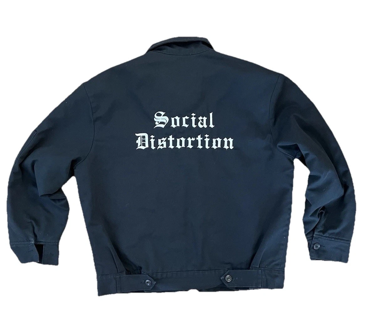 Vintage 90s Social Distortion Men’s L Dickies Eisenhower Quilted Embroidered VTG - product detail image 1