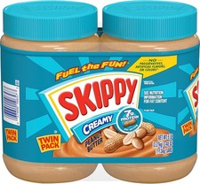  Free Duty Tax SKIPPY Creamy Peanut Butter Spread, Shelf-Stable, 40 oz Jar
