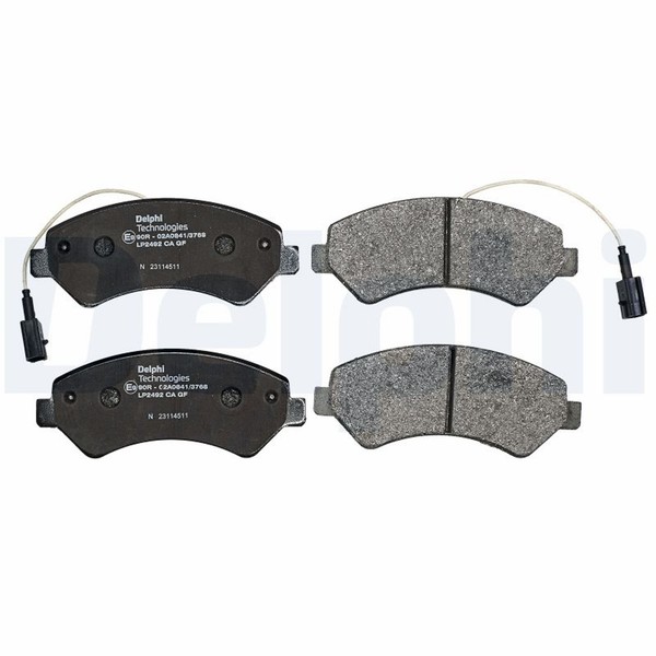Bremsbelagsatz Scheibenbremse Delphi LP2492 FüR CitroËN Peugeot Boxer Jumper U9-image