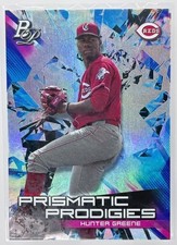 2019 Hunter Greene #PPP-36 Bowman Platinum Prismatic Prodigies Reds RC MLB Card