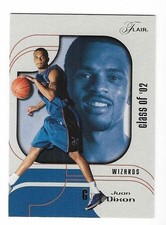 Juan Dixon 2002-03 FLAIR BASKETBALL NBA ROOKIE CARD #112 Wizards RC /1750 Fleer. rookie card picture