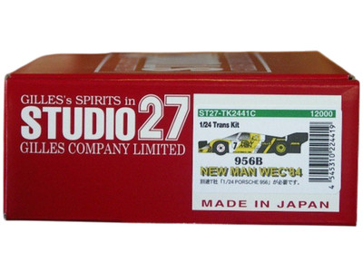 STUDIO27 1/24 Porsche 956B NEW MAN WEC 1984 Trans Kit TK-2441C Rare JPN 