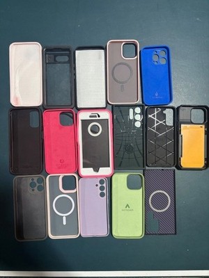 Cell Phone Cases (for various phones) (new without packaging) (lot of 16 cases)