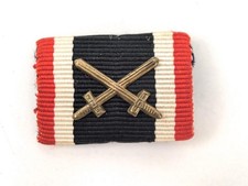 Bandspange Kriegsverdienstkreuz 2.Klasse mit Schwertern, 25mm