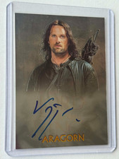 2004 Topps El Señor de los Anillos Trilogía Automático - Viggo Mortensen como Aragorn