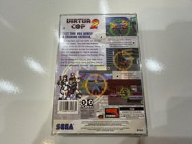Virtua Cop 2 (Sega Saturn) CIB Complete w Manual + Registration + Foam LN MINT