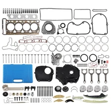 Engine Rebuild Kit w/ Rods + Timing Chain Kit for Audi VW EA888 Gen2 2.0 TFSI