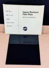 Vintage Jackson Products Impact Resistant 4.5" X 5.25" Filter Plate Shade 10