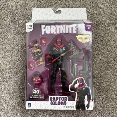 Epic Games Fortnite: RAPTOR (GLOW) Legendary Series 6'' Figure & Accessories!  