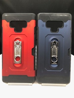 HYBRID CASE COVER WITH KICK STAND METAL For Samsung Galaxy Note 9 N960