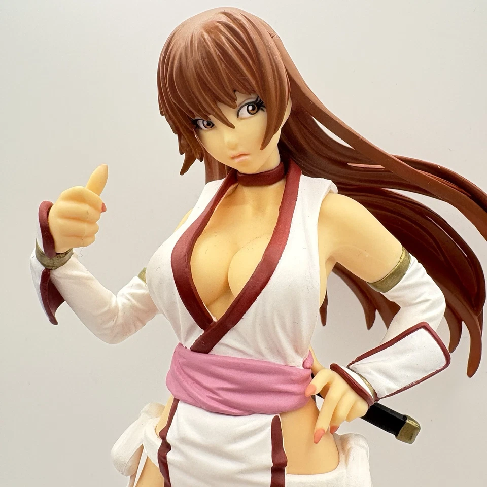 Dead or Alive Kasumi Extra Figure White Variant Sega, No Stand, Weapon Tecmo - Image 2 of 4