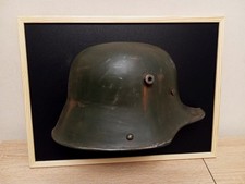 German WW1 era half helmet M16 - wall plaque - wall art - plastic replica
