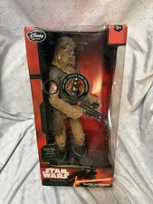 Talking Chewbacca Disney Store Exclusive STAR WARS 2014 14" MIB NEW