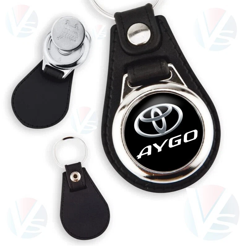 Un rouge à 2 bouton -Étui clé de voiture en cuir pour Toyota Camry Chr Un rouge à 2 bouton -Étui clé de voiture en cuir pour Toyota Camry Chr