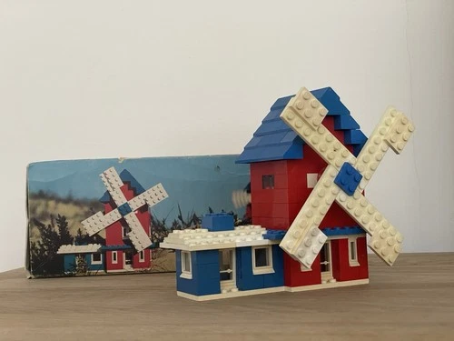 LEGO 318-1 Windmill SET System Classic 1963 Vintage LEGOLAND 60s Original Box