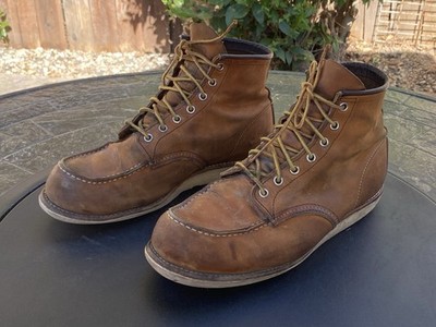 Red Wing 4575 Heritage Moc Toe Leather Boots Men s Size 10.5 D USA Made
