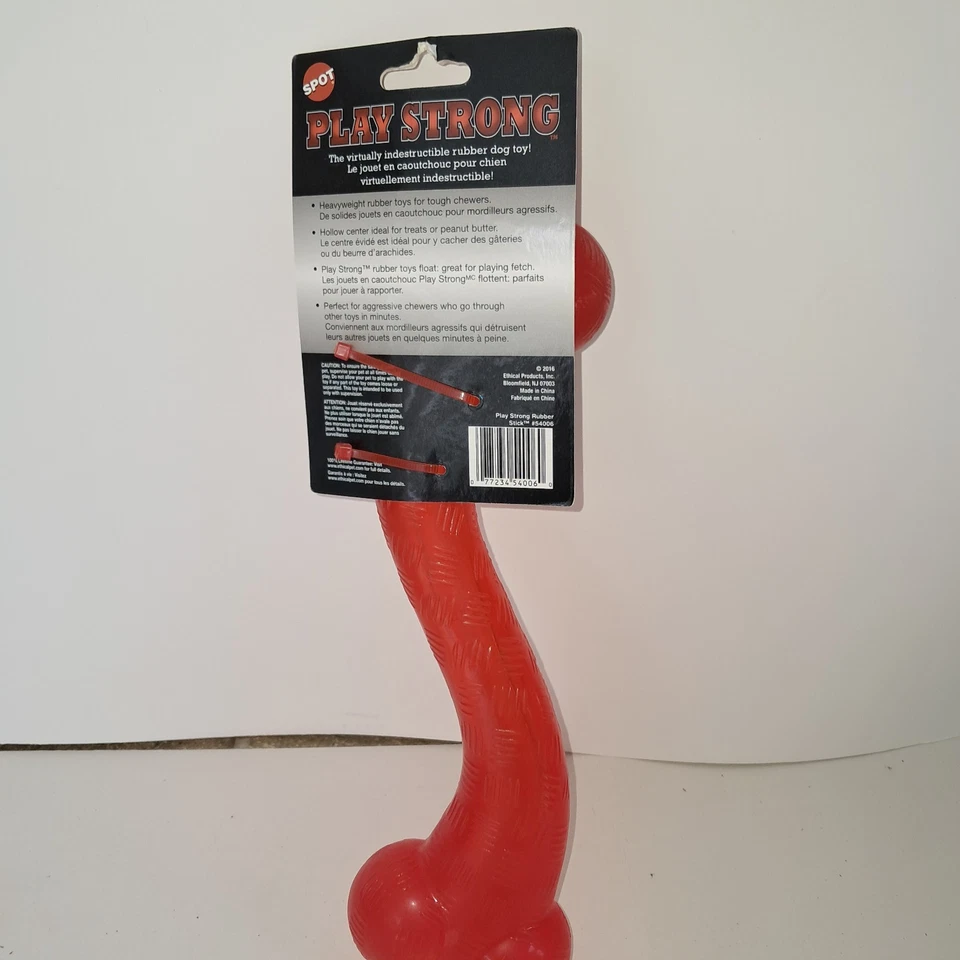 Ethical Pets SPOT Play Strong "S" Bone | Juguetes para perros para masticadores agresivos | Perro Foto 2 de 4