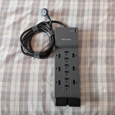 WORKING Belkin BE112230-08 12 Outlet Surge Protector with 7 Foot Cord