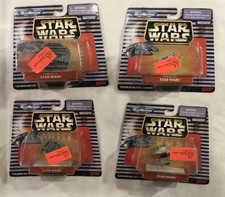 1997 STAR WARS Micro Machines DEATH STAR DESTROYER SNOWSPEEDER 4 Single Packs