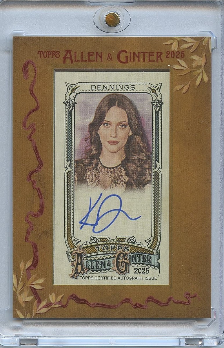 Kat Dennings 2025 Topps Allen & Ginter Auto Autograph Actress 2
