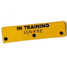 in Training Ignore Funny Dog Leash Yellow Wrap for Dog Ropes with Ignore Sign...