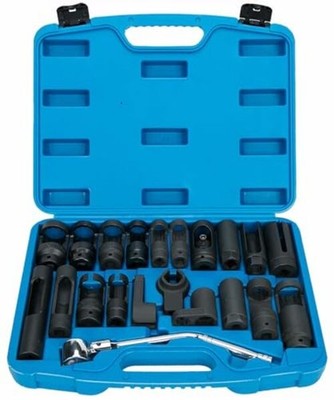  21pcs Oxygen Sensor Socket Set Sensor, Oil Pressure Sending Unit Socket Set 