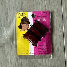 Vintage 70's Goody Stay-Tight Combs Retro Hair Accessories Made In USA