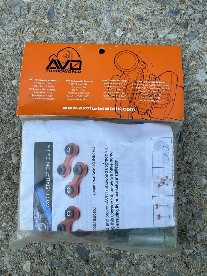 AVO 70mm Rear Solid Sway Bar End Links (PN S2X92G1HU070J) - Image 2 of 3