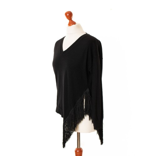 Suéter para mujer Falconeri negro ultraligero cachemir talla S/M 13318 - Imagen 3 de 6
