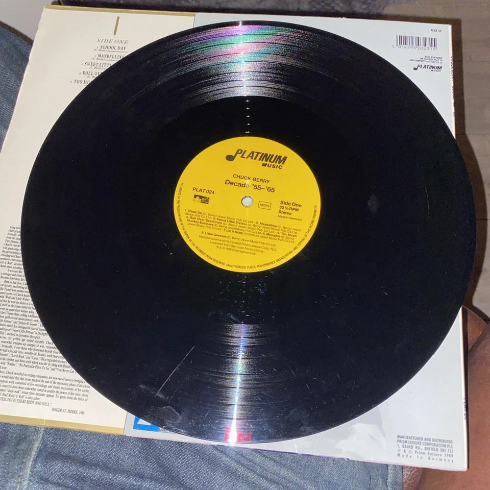 Chuck Berry – Decade '55 - '65 (12" Vinyl 1988) Vintage Rock & Roll ~ PLAT 24 - Image 3 of 4