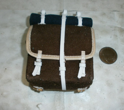 Napoleonisch Französisch Rucksack Maßstab 1:6 Spielzeug Zubehör