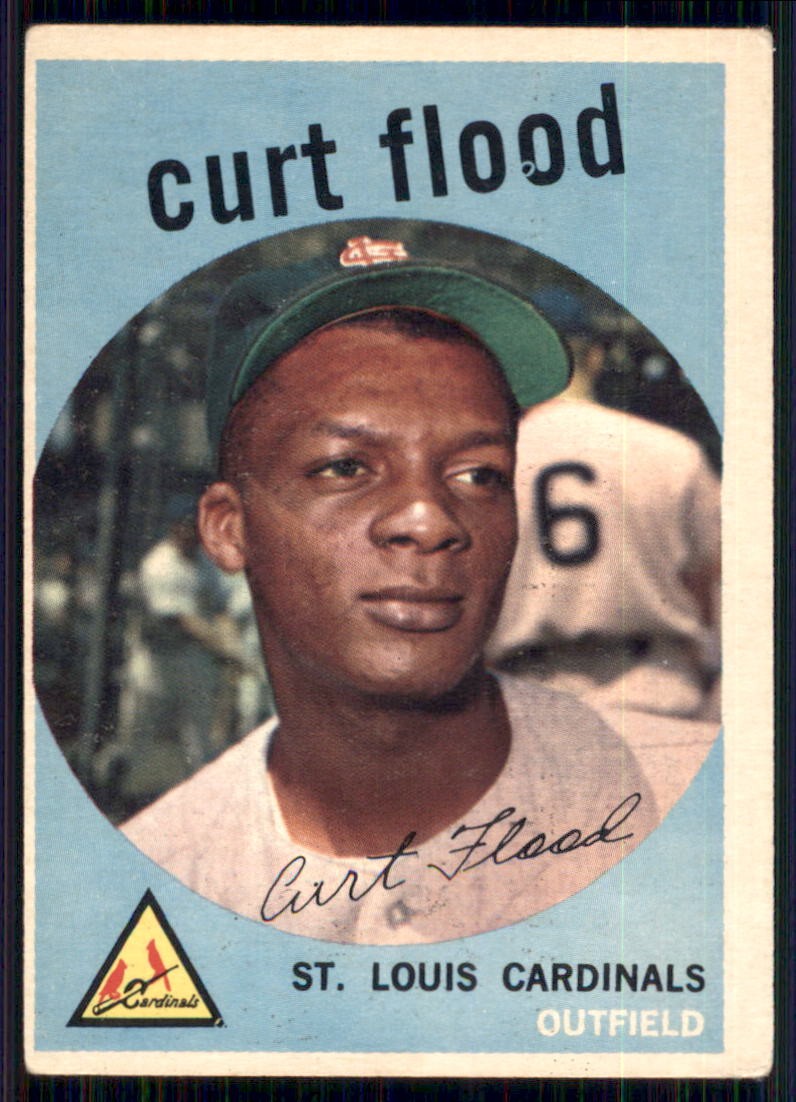 1959 Topps #353 Curt Flood