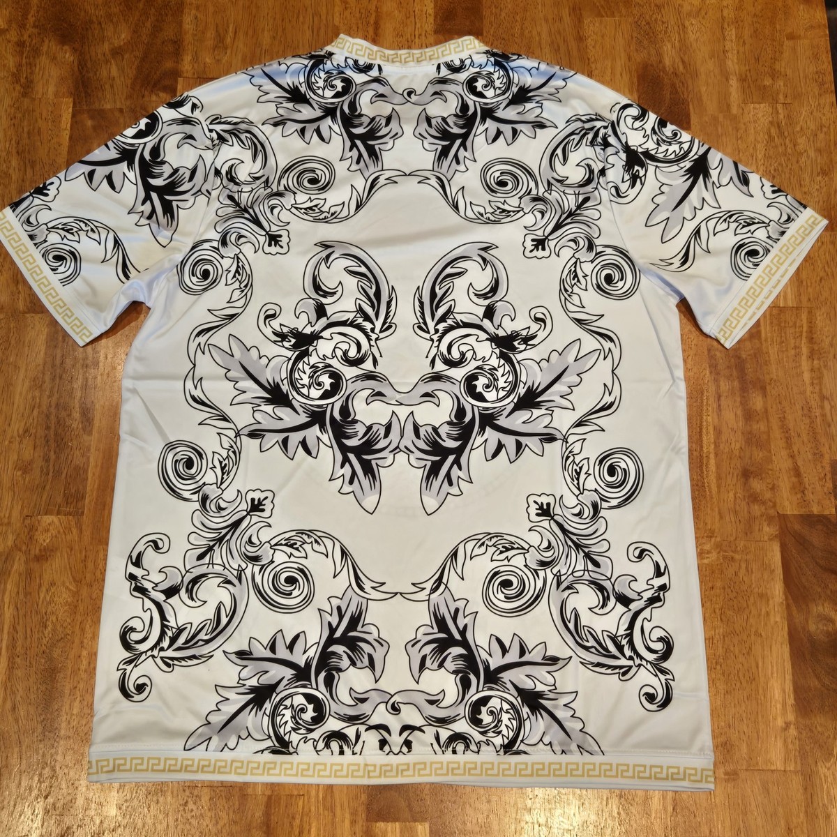 Italy x Versace Medusa Head Puma Soccer Futbol Jersey Men's Sz XL