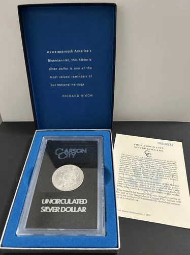 1878-CC Morgan Silver Dollar – GSA Hoard – Uncirculated – Original Box & COA