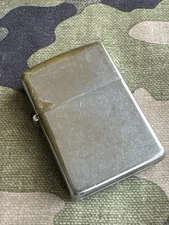 1973 Classic Vintage Zippo Lighter - Brushed Chrome Finish