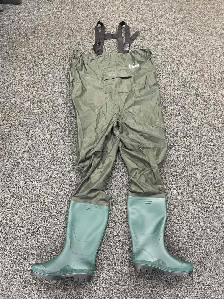 Bootfoot Fishing Chest Waders for Men Women with Boots 2-Ply Nylon/PVC Waterproo