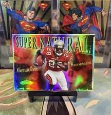 2000 Warrick Dunn Fleer Showcase Super Natural Card #10SN Buccaneers 35A