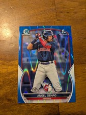 2023 Bowman #BCP-140 Angel Genao Chrome Prospects Blue RayWave Refractors #/150