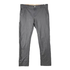 Weatherproof Vintage Men’s Straight Fit Pants 36x32 Gray Stretch Casual